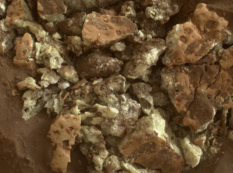 Sulfur on Mars