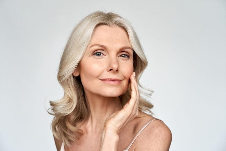Aging Woman Good Skin