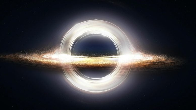 Black Hole Accretion Disc Illustration